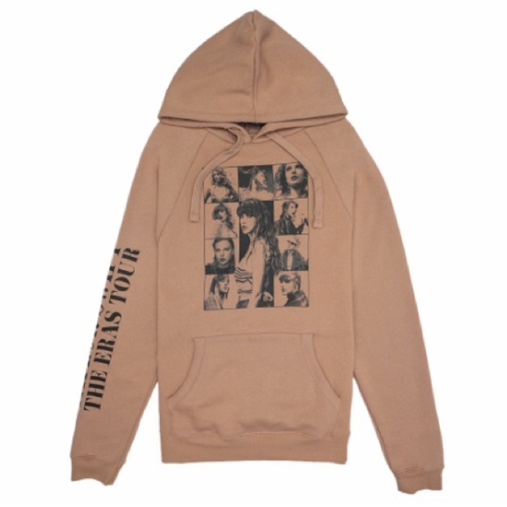 Taylor Swift Sweatshirt The Eras Tour Taupe Concert Hoodie Sweatshirt XL Swiftie
